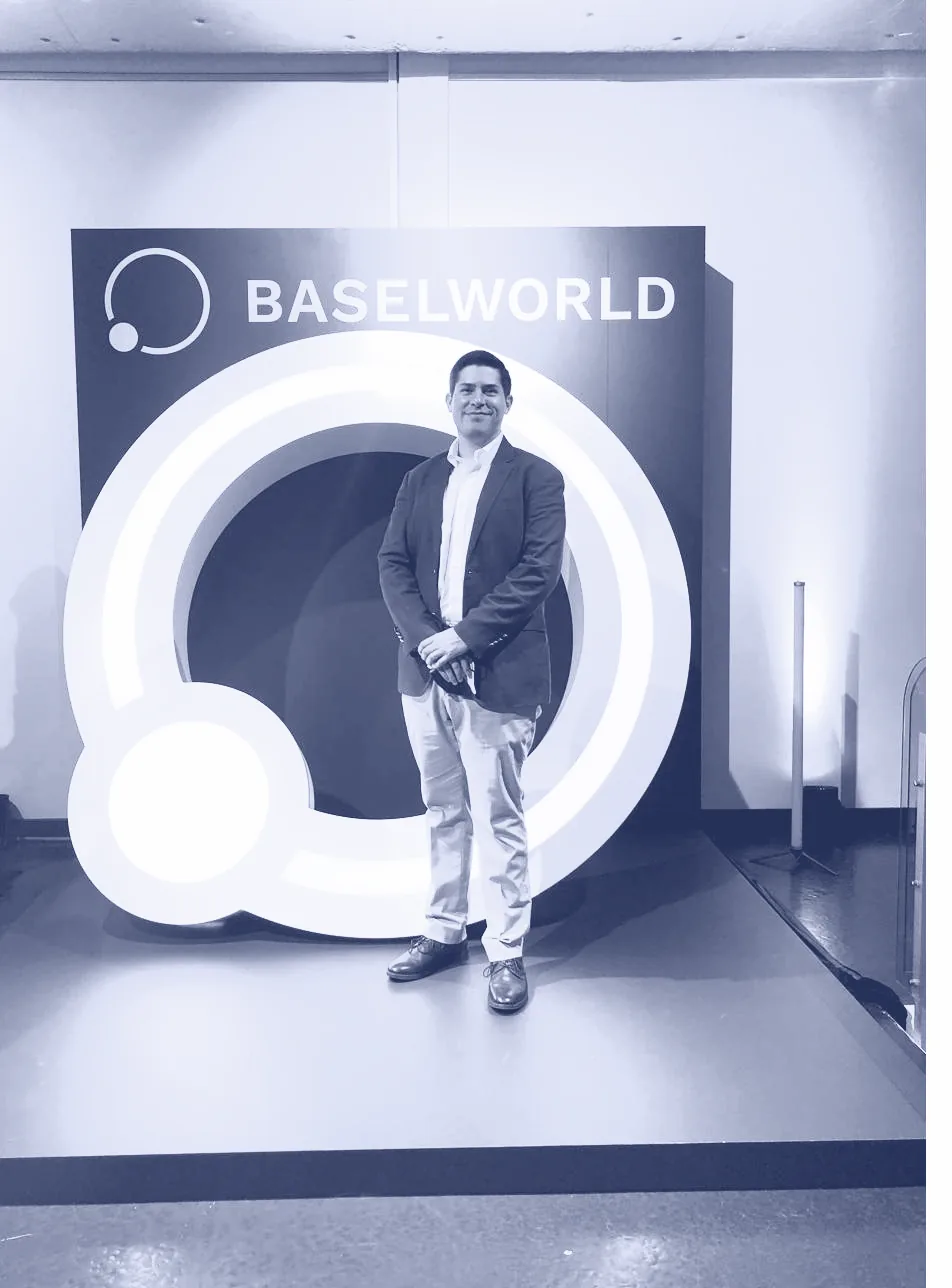 Alex Servin at Baselworld