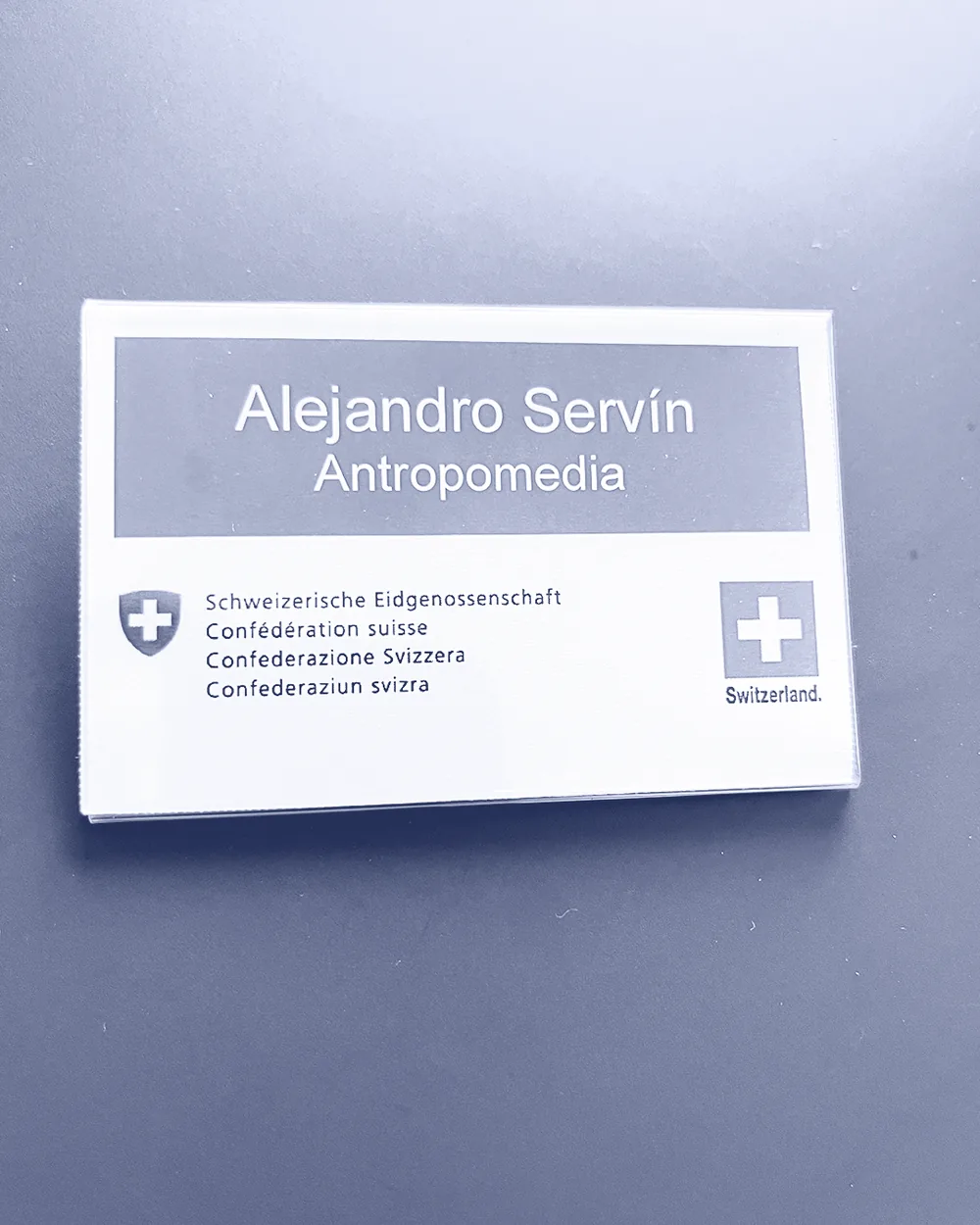 Accréditation de la Confédération suisse d’Alejandro Servín
